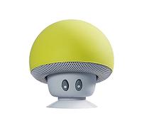 Wlabe Enceinte Bluetooth Ventouse Mini Haut Parleur Bluetooth 4.2 Android sans Fil Speaker Portable Forme de Champignon (F)