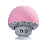 Wlabe Enceinte Bluetooth Ventouse Mini Haut Parleur Bluetooth 4.2 Android sans Fil Speaker Portable Forme de Champignon (C)