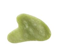 Wlabe Gua Sha grattant outil de massage cristal Quartz Rose Guasha Conseil thérapie de massage pierres anti-âge anti-rides pour les femmes (H)