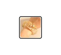 Wlahm Bracelet manchette épais en acrylique doré pour femme, simple déclaration marron en résine ouverte géométrique bracelet épais tendance large fête anniversaire bijoux cadeaux, Large, Alliage, Pas