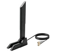 WLAN Antenne WiFi 6E Carte PC Tri-Bande 2.4/5/6GHz avec Base Magnétique | Antenne Wifi PC pour ASUS PCs Routeurs,Ordinateurs,Périphériques Gaming MSI B650 B760 B550 2.4g/5g/5.8g/6g WLAN Amplifiers