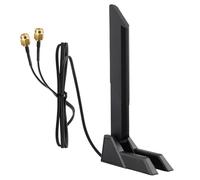WLAN Antenne WiFi 6E Carte PC Tri-Bande 2.4/5/6GHz avec Base Magnétique | pour Ordinateurs de Bureau Périphériques Gaming Routeur ASUS PCs Routeurs MSI B650 B760 B550 2.4g/5g/5.8g/6g WLAN Amplifiers