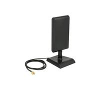 DELOCK Antenne WLAN 802.11 AC/a/h/b/g/n RP-SMA mâle 6-9 dBi directionnelle avec Pied magnétique et câble de raccordement ULA 100, 1 m
