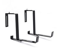 Wlauqueta 1 paire de crochets pour pots de fleurs - Pour balcon - Réglable en hauteur - Taille S