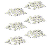 Wlauqueta 120 Pcs Haute 2 Broches 3W LED Emetteur de 170-190 6000K