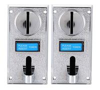 Wlauqueta 2X Multi-Pièces de Monnaies SéLecteur de RéCepteur Distributeur Automatique Jeux VidéO D'arcade de Mech