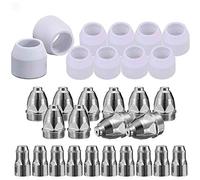 Wlauqueta 30 pièces P80 Kit de découpe plasma avec buse à plasma, électrode, coupe plasma P-80 1,5 mm