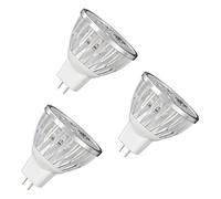 Wlauqueta 3X 4W Dimmable MR16 Ampoule LED / 3200K Projecteur LED Blanc Chaud 330 Lumen Angle de Faisceau de 60 Degres pour Paysage, Encastre, Eclairage sur Piste