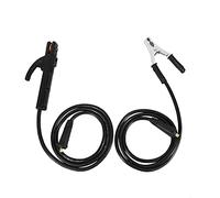 Wlauqueta Kit de bornes de mise à la terre professionnelles 300 A pour soudage TIG ARC câble 1,5 m 10-25 fiches durables