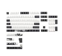 Wlauqueta Lot de 124 touches à encre Lotus Pbt Subbed pour MX Switch Dz60 Gk61 Rk61 68 980 108