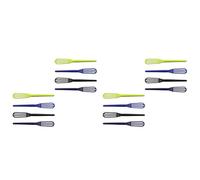 Wlauqueta Lot de 20 fouets en plastique pour salon de coiffure, crème colorante