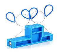 Wlauqueta Outil d'argile de Coupe d'angle de 3 Pièces et Ensemble de Fils de Coupe d'argile Comprenant Un Outil de Biseau de Coupeur de Biseau de d'acier pour la Sculpture de Poterie