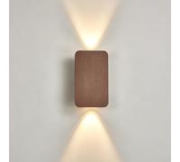WLBHWL Applique Murale LED Minimaliste Moderne, Éclairage Vers Le Haut Et Vers Le Bas, Blanc Chaud 3000K, Finition Brossée, Idéale Pour Les Couloirs, Les Chambres, Les Entrées Et Le Salon (intérieur).