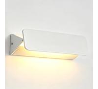 WLBHWL Appliques Murales LED Modernes, Câblées, Pour Intérieur, Avec Diffuseur Orientable À 270°, Idéales Pour Salon, Chambre, Couloir, Véranda Ou Escalier.