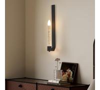 WLBHWL Appliques Murales Pour Chambre À Coucher, Salle De Bain, Chandeliers Modernes, Éclairage Mural De Ferme En Travertin Jaune Naturel Avec Culot E27 Pour Salon, Miroir, Couloir, Cuisine
