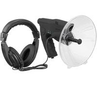 WLCBWYF Microphone parabolique à grossissement 8X, amplificateur de Son monoculaire, équipement d'espionnage, appareils d'écoute Longue Distance à Travers Les Murs jusqu'à 300 pi