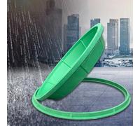 WLCGYD Couvercle de Regard avec Cadre Weatherproof Paver Manhole Cover for Septic, Outside Circular Recessed Manhole Cover/Sewage Sump Pump Inspection lid, Well Covers for Yard Decorative(27 1/2in)