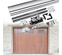 WLCGYD Rail Porte coulissante Quincaillerie Et Rail De Porte De Grange Coulissante Cachée, Kit De Quincaillerie De Porte De Grange Invisible(105cm/3.4ft)