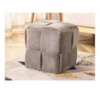 WLCNYL Pouf Ottoman en Tissu, Tabouret carré rembourré en Velours côtelé, Banc à Chaussures Moderne, Repose-Pieds rembourré pour Salon, Chambre, entrée (70 x 38 x 38 cm, Kaki)