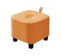 WLCNYL Repose-Pieds en Cuir synthétique, Petit Tabouret rembourré avec Pieds antidérapants, Tabouret Ottoman, Banc de Rangement pour Chaussures, siège supplémentaire pour Salon, entrée, Bureau (28