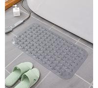 WLCNYL Tapis de Bain antidérapant, 65 x 35 cm, Anti-moisissure, Lavable en Machine, avec ventouses et Trous de Drainage, Doux