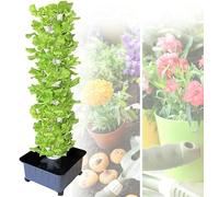 WLCNYL Tour hydroponique de 15 étages et 45 Trous, système de Culture hydroponique pour Herbes d'intérieur, système de Culture aquaponique, adapté aux balcons intérieurs