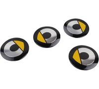 WLCYX 4 Pièces Auto Cache Moyeux pour Smart Fortwo 450 451 453 56.5mm Car Hub Centre Caps Wheel Roue Badge DéCoration Pneus Jantes Accessoires,B