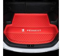 WLCYX Voiture Tapis de Coffre pour Peugeot 2008 2020-2025 sur Mesure Durable Antidérapant Imperméables Anti-Poussière Intérieur Accessoires, Red Style