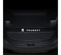 WLCYX Voiture Tapis de Coffre pour Peugeot 2008 2020-2025 sur Mesure Durable Antidérapant Imperméables Anti-Poussière Intérieur Accessoires,Black Style