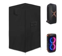WLDGQGE Housse de protection pour JBL Partybox 310, JBL Partybox 300 et JBL 200, Tissu Oxford 600D durable Imperméable Housses D'enceintes, résistant aux UV, indéchirable, 33 * 38 * 70cm (Schwarz)