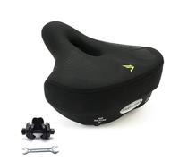 WLDOCA Selle vélo à Coussin d'air réglable - Mousse mémoire de Forme, imperméable, amortissante, Compatible VTT, vélo électrique, vélo d'appartement,B