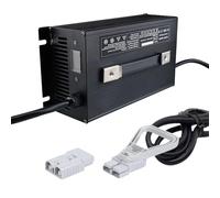 WLEJSL Chargeur de Batterie Plomb Acide 1500 W Entièrement Automatique pour Chariot Élévateur 12 V, 24 V, 36 V, 48 V, 60 V, 72 V, avec Écran LCD et Prise Anderson 350 A,A2,72V 15A