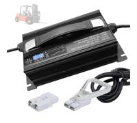 WLEJSL Chargeur Rapide, Chargeur Intelligent 48 V 20 A pour Chariot Élévateur Électrique Écran LCD, Charge d'entretien, Connecteur Anderson 50 A / 120 A / 175 A / 350 A pour Autolaveuse,175A