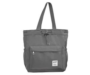 WLH Alexanders Cartables Sac À Dos Simple De Grande Capacité Pouvant Être Transporté, Sac De Voyage Décontracté Adapté Fournitures scolaires(Grey)