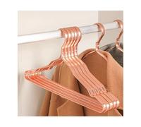 WLH Alexanders Cintres Lot de 10 cintres en Aluminium Robustes, légers et de Luxe for la Maison, for sécher Le Linge et l'humidité Portant(Gold)