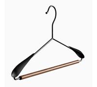 WLH Alexanders Cintres Lot de 10 cintres en Bois Massif for Garde-Robe de Maison, cintres de Luxe for hôtels de Luxe, Porte-vêtements en Fer Audacieux sans Trace Portant