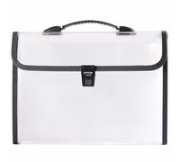 WLH Alexanders Classeur Classeur Extensible A4 - Organiseur accordéon 13 Poches avec onglets, Organiseur de Documents Portable for l'école et Le Bureau Le Dossier(Wit)