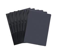 WLH Alexanders Classeur Lot de 6 Pochettes de classement en Papier, Organiseur de Documents avec Pince rotative latérale Ouverte for classeur, Document, Test, Papier Le Dossier