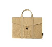 WLH Alexanders DuPont Paper A4 File Folder Document Holder 2 Pockets Portfolio Envelope Folder Case Storage With Waterproof 14inch(Khaki)