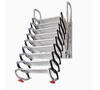 WLH Alexanders Échelle de Grenier Murale, escaliers pliants manuels échelle Grenier Tire-t-Elle pour Les greniers, Les garages, Les toits, Les sous-sols