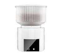 WLH Alexanders Mangeoires Alimentation Automatique chronométrée et quantitative d'alimentateur Automatique 3L Compatible avec Le Bol en Acier Inoxydable Amovible Gamelles pour Chats(Smart Type)
