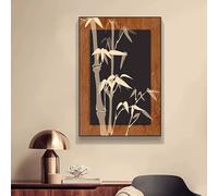 WLH Alexanders Medieval Style Ink Bamboo Wall Art Vintage Bathroom Decor Poster Retro Home Decor For Apartment Or House decoration murale(Color1,40 * 60cm)