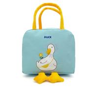 WLH Alexanders Sac-repas Sac à déjeuner isotherme réutilisable for femme et fille, joli sac fourre-tout for homme, étanche, idéal for le bureau, les voyages et l'école. sac isotherme(Blue duck)