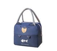 WLH Alexanders Sac-repas Sac à déjeuner isotherme réutilisable for femme et fille, joli sac fourre-tout for homme, étanche, idéal for le bureau, les voyages et l'école. sac isotherme(Navy Blue)