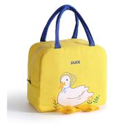 WLH Alexanders Sac-repas Sac à déjeuner isotherme réutilisable for femme et fille, joli sac fourre-tout for homme, étanche, idéal for le bureau, les voyages et l'école. sac isotherme(Yellow duck)