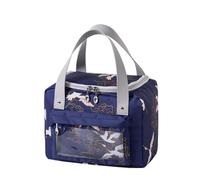 WLH Alexanders Sac-repas Sacs à déjeuner isothermes mignons for femmes, sac isotherme léger et étanche, boîte à déjeuner for le travail, l'école et les pique-niques. sac isotherme(Navy blue)