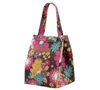 WLH Alexanders Sac-repas Sacs à lunch for femmes, sac fourre-tout isotherme et réutilisable, grande capacité, idéal for le travail, les voyages et l'école (fleur) sac isotherme(Magenta Flower)