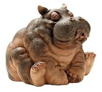 WLH Alexanders Statue canalisée de cracheur d'hippopotame, for Petits étangs, fontaines d'animaux, Statues d'eau d'extérieur