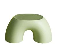 WLH Alexanders Tabourets Marchepied à Anneau en Plastique avec Base résistante, Repose-Pieds Multifonctionnel for Salon, Change de Chaussures avec Design Ergonomique Tabouret Haut(Groen)