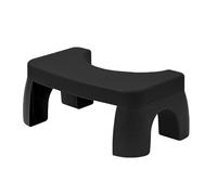 WLH Alexanders Tabourets Marchepied de Toilette for Position accroupie antidérapant en polypropylène avec marchepied Ergonomique Portable for Salle de Bain, Bureau, Maison, hôtel Tabouret Haut(Svart)